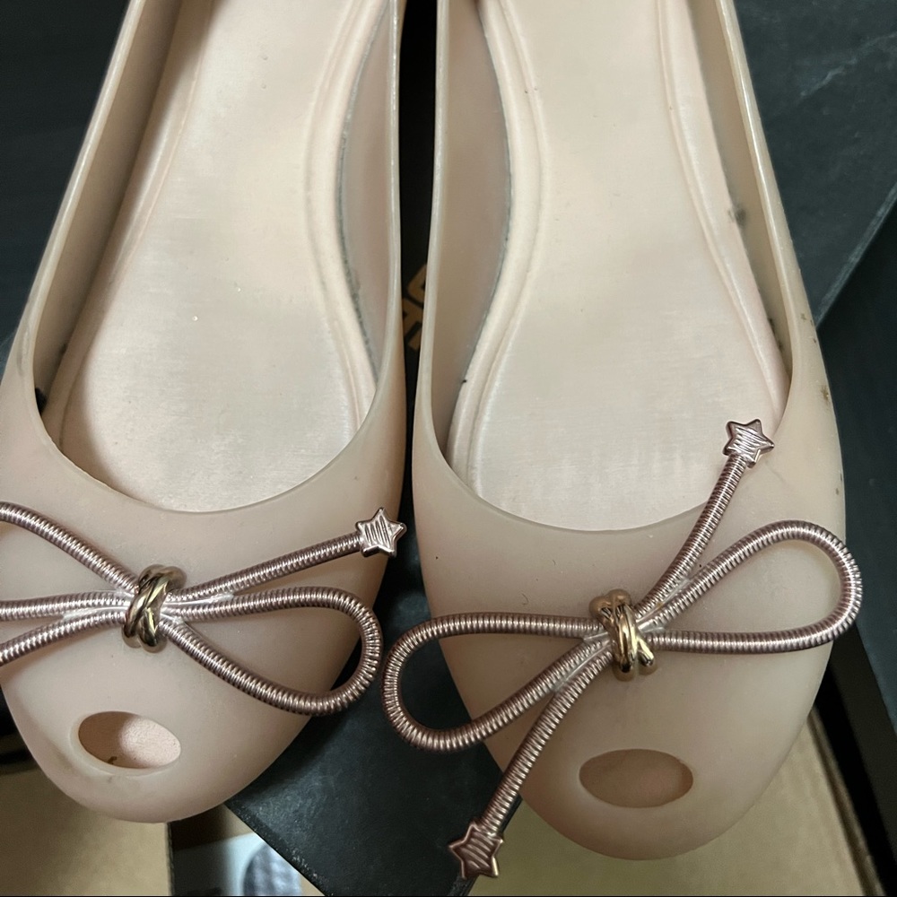 Dusty rose Melissa women flats size 9